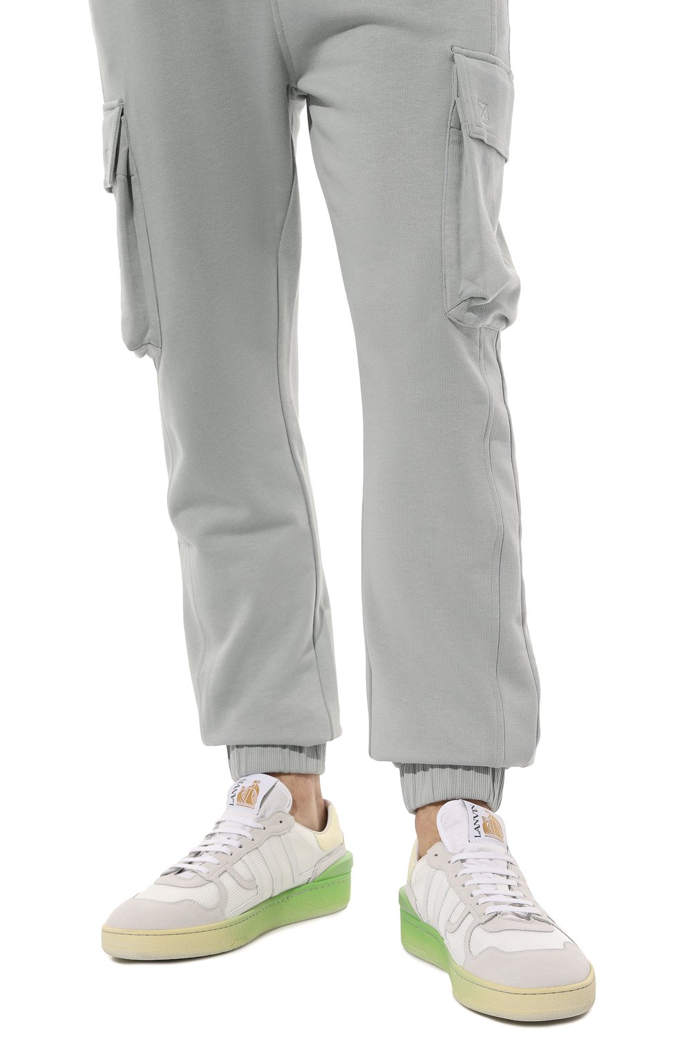 Комбинированные кеды clay LANVIN, арт. FM-SKDK00-MESP-P23, фото 3