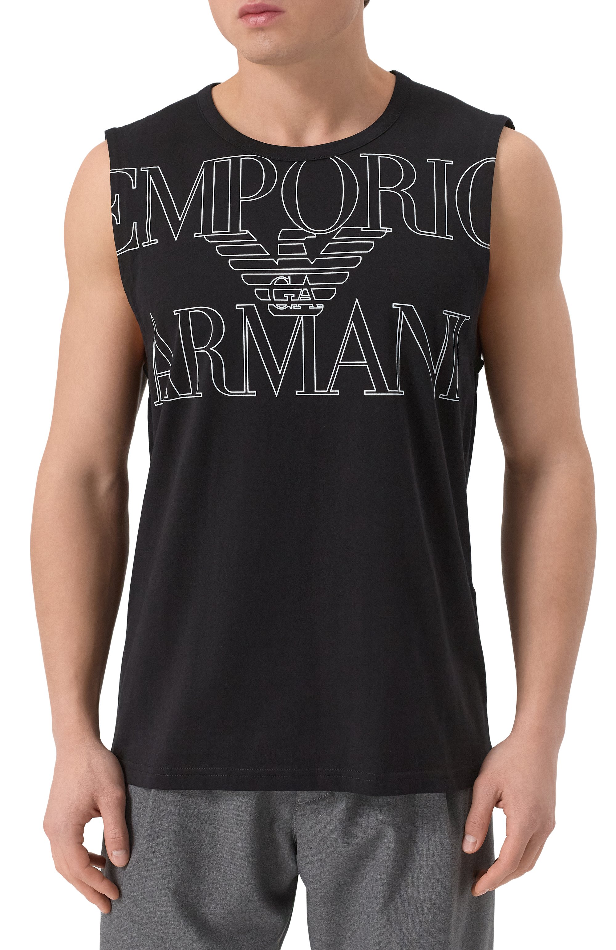 Хлопковая майка EMPORIO ARMANI, арт. EM000572/AF12326, фото 3