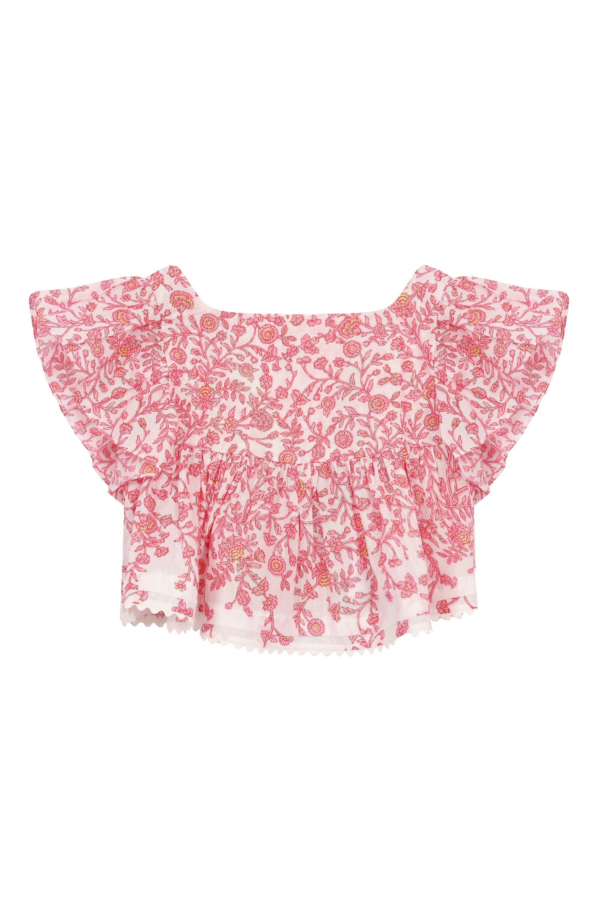 Хлопковый топ POUPETTE ST BARTH, арт. KYSS25DKLZP, фото 1