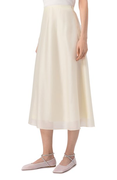 Юбка SEVEN LAB кремового цвета по цене 20580 руб., арт. SSY.01.110.354, фото 3 Юбка SEVEN LAB, арт. SSY.01.110.354, фото 3