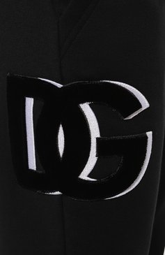 Женские хлопковые джоггеры DOLCE & GABBANA черного цвета, арт. FTCQGZ/G7G3P | Фото 5 (Материал внешний: Хлопок; Длина (брюки, джинсы): Стандартные; Женское Кросс-КТ: Джоггеры - брюки, Брюки-одежда; Стили: Спорт-шик; Силуэт Ж (брюки и джинсы): Джоггеры; Драгоценные камни: Проставлено; Материал сплава: Проставлено)