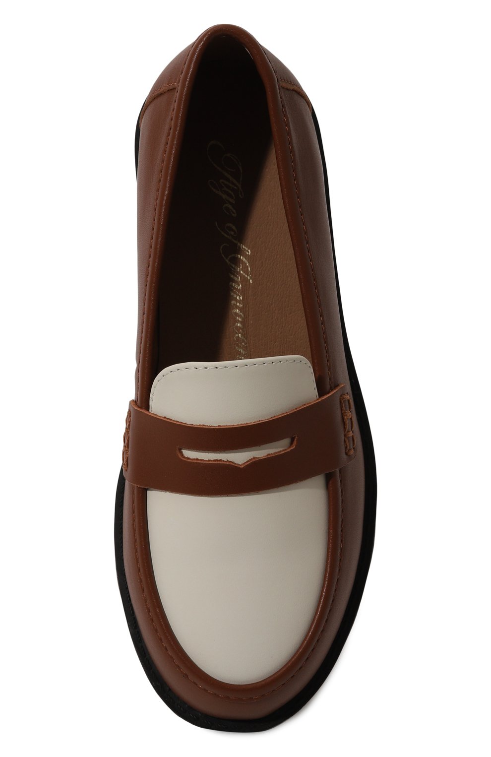 Кожаные лоферы haven AGE OF INNOCENCE коричневого цвета по цене 16300 руб., арт. 000437/HAVEN/31, фото 4 Кожаные лоферы haven AGE OF INNOCENCE, арт. 000437/HAVEN/31, фото 4