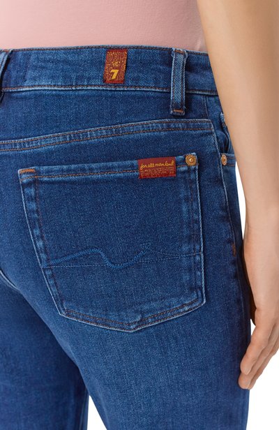 Джинсы the leggy bootcut 7 FOR ALL MANKIND синего цвета по цене 31900 руб., арт. 7U4X0G98-301, фото 5 Джинсы the leggy bootcut 7 FOR ALL MANKIND, арт. 7U4X0G98-301, фото 5