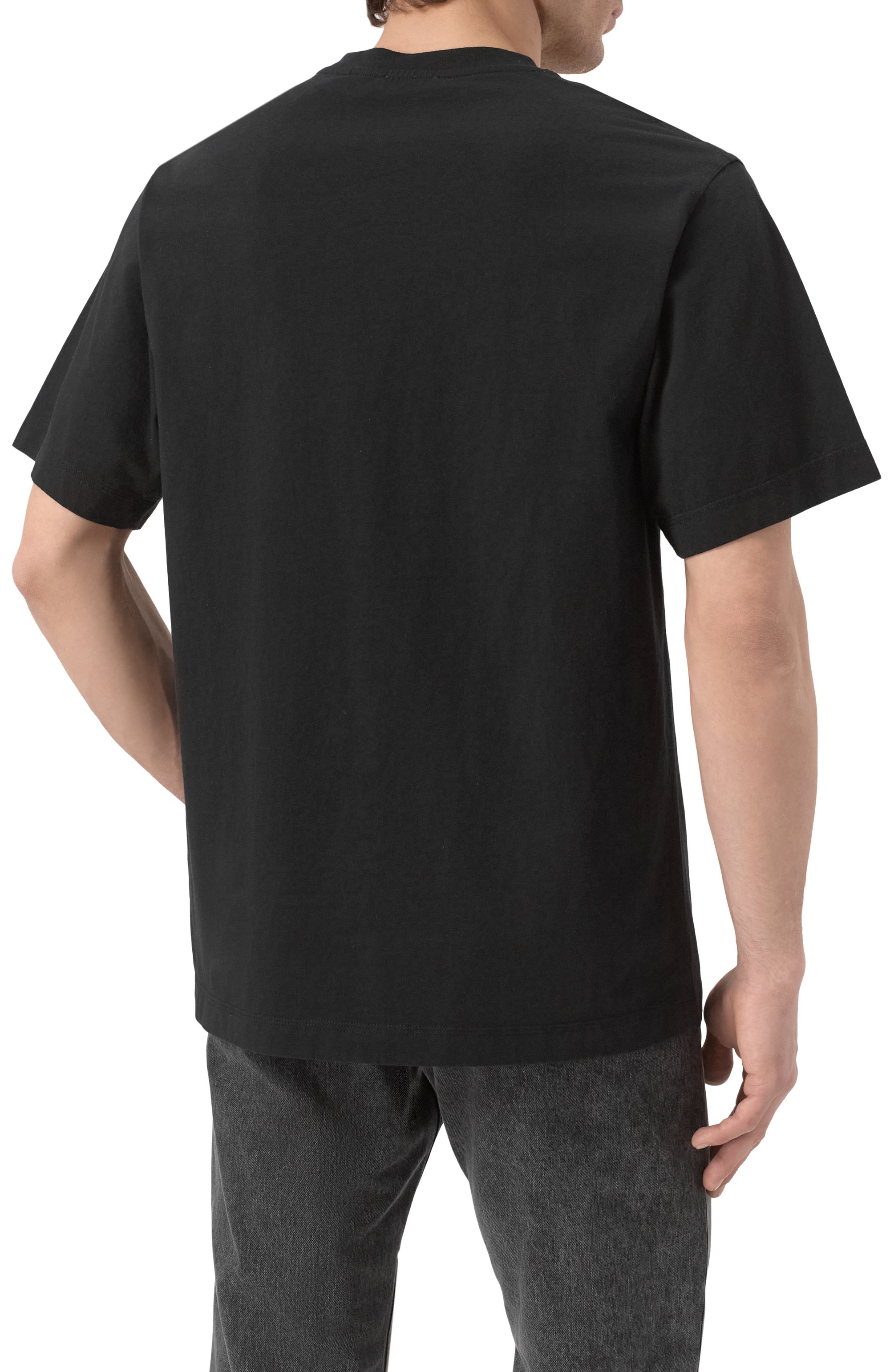 Хлопковая футболка BURBERRY, арт. 8107459, фото 4