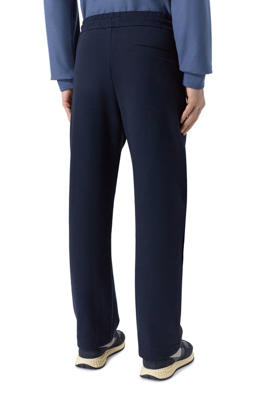 Хлопковые брюки BOSS 50554244 Синий  50554244 Фото 4