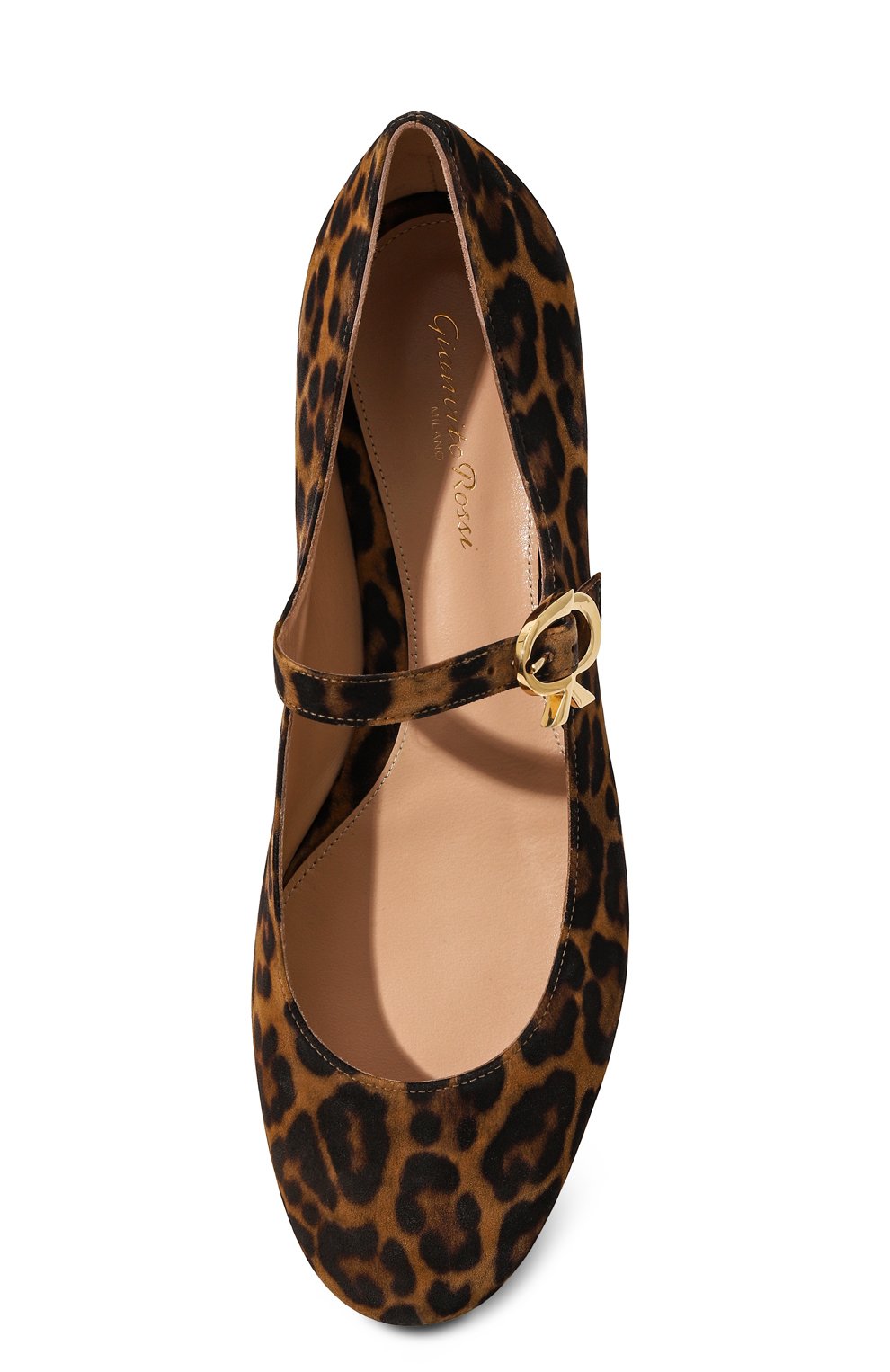 Замшевые балетки mary ribbon 05 GIANVITO ROSSI, арт. G22164.05RIC.CMDALLP, фото 6