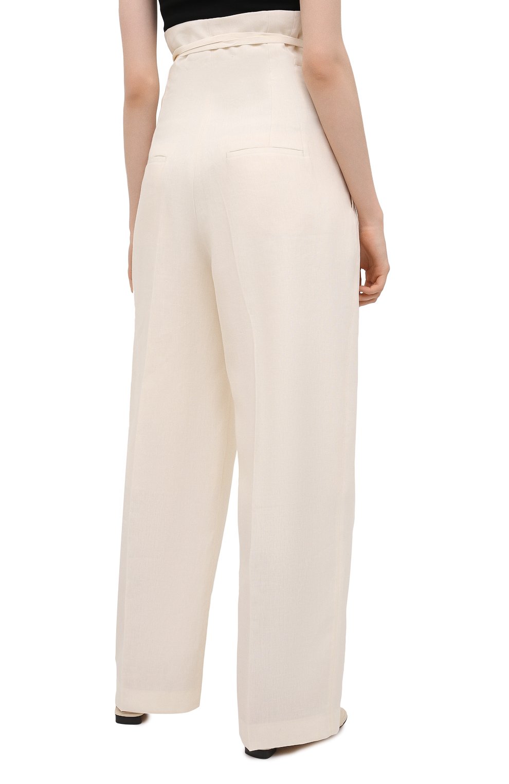 Льняные брюки JACQUEMUS, арт. 211PA05/101110, фото 4