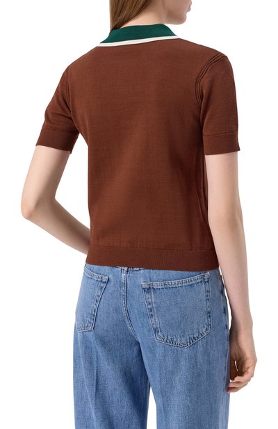 Хлопковое поло CASABLANCA, арт. WS25-KW-948-01, фото 4