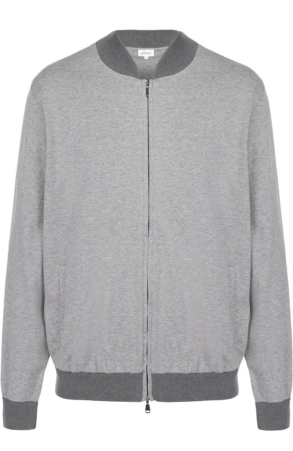 Хлопковый спортивный костюм с контрастными манжетами BRIONI, арт. UJ4E/P3607, фото 1