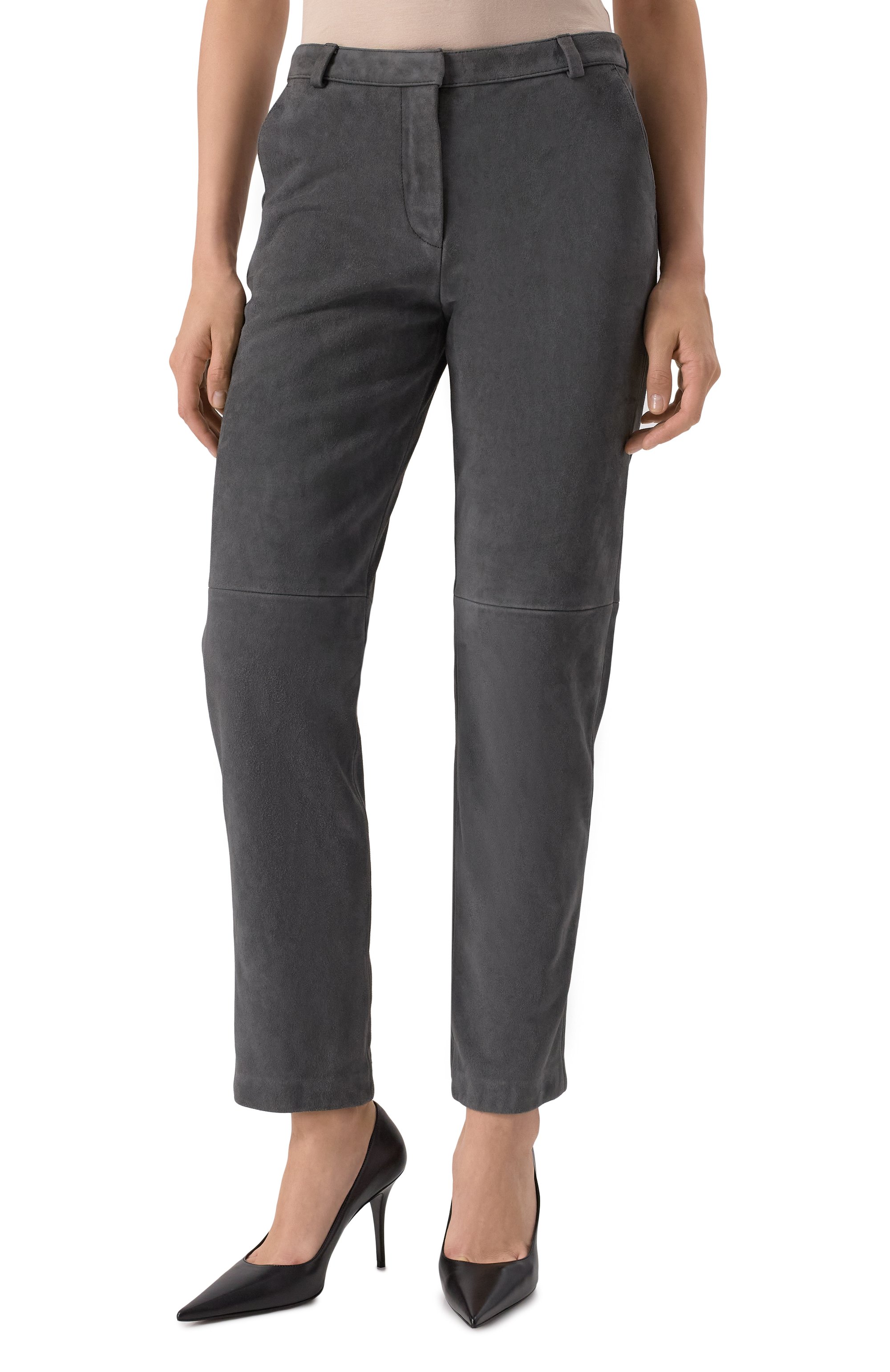 Замшевые брюки 12 STOREEZ, арт. 127840, фото 3