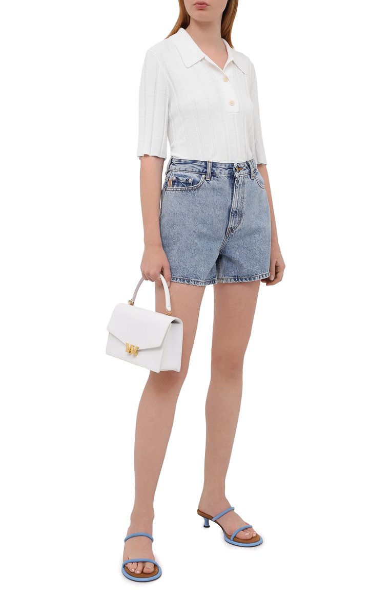 Джинсовые шорты GANNI, арт. F5789, фото 2