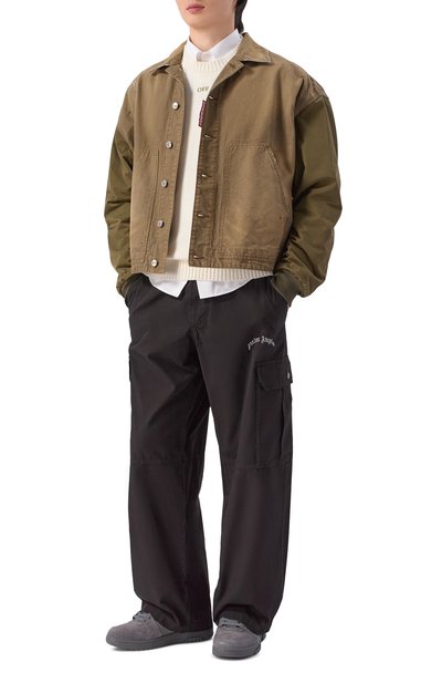 Замшевые кеды out of office OFF-WHITE, арт. 0MIA189S26LEA006, фото 2