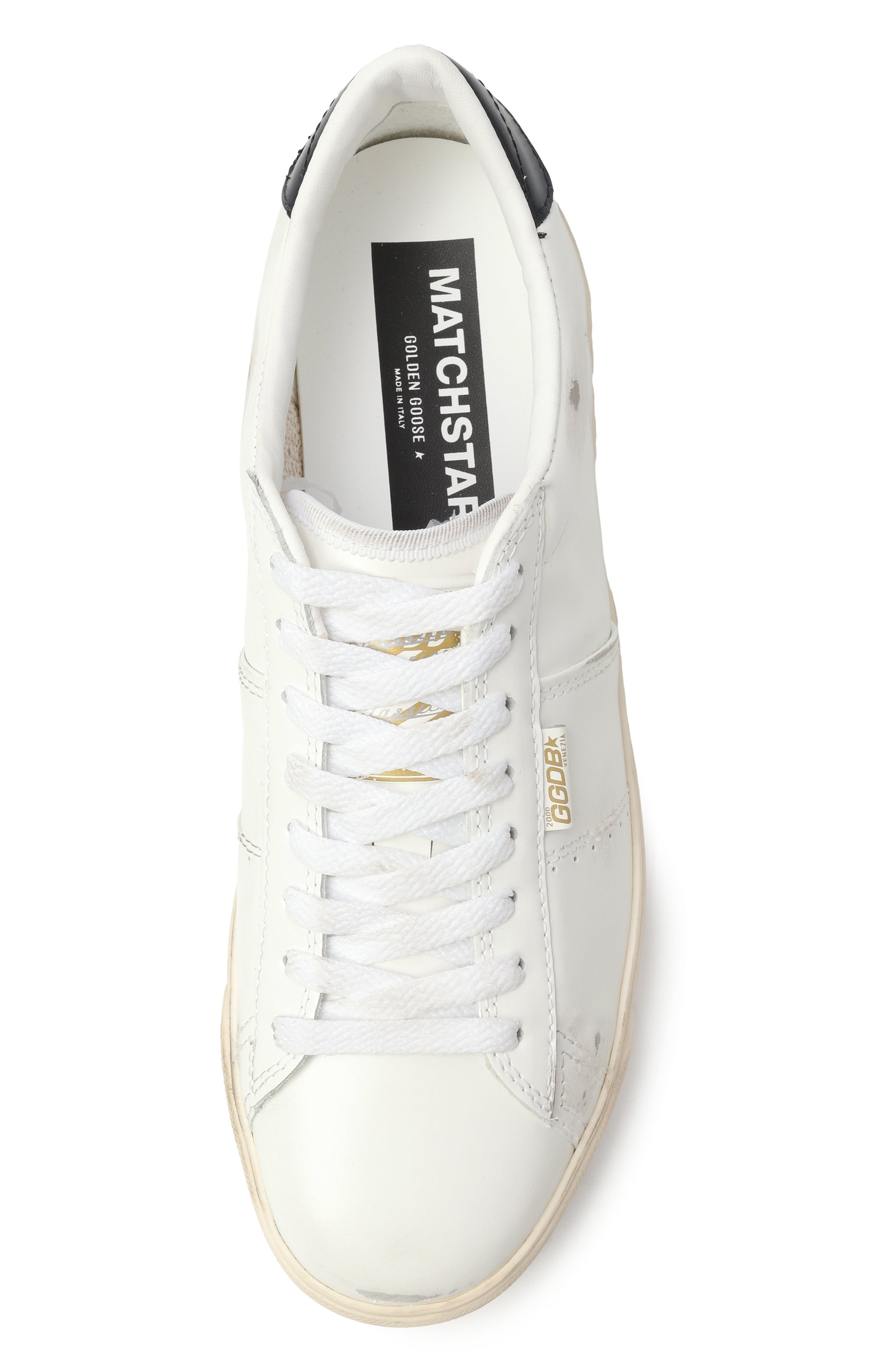 Кожаные кеды matchstar GOLDEN GOOSE DELUXE BRAND, арт. GMF00796.F006921, фото 6