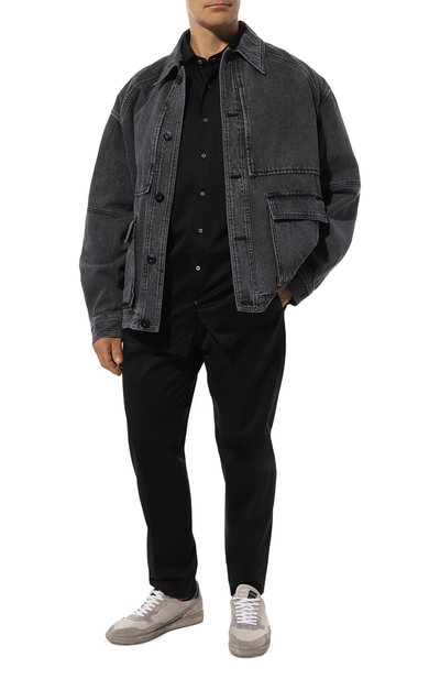 Хлопковая рубашка VAN LAACK черного цвета по цене 32100 руб., арт. PER-L/180031/3XL, фото 2 Хлопковая рубашка VAN LAACK, арт. PER-L/180031/3XL, фото 2