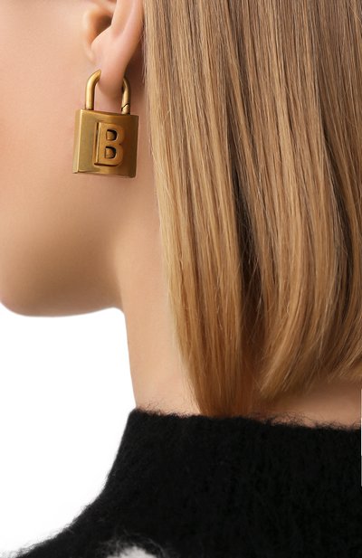 Серьги lock BALENCIAGA, арт. 640140/TZ99J, фото 2