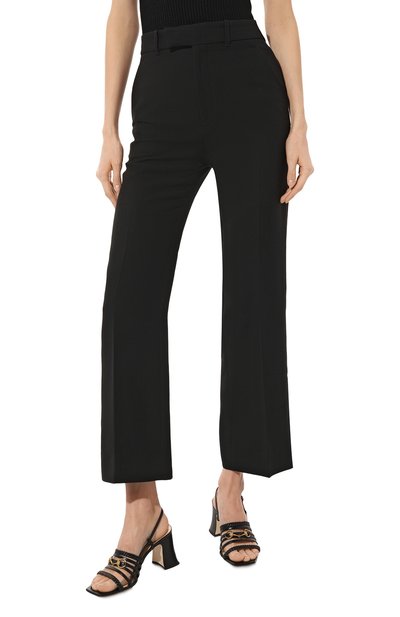 Брюки из шелка и шерсти GUCCI, арт. 661739 ZAD88, фото 3