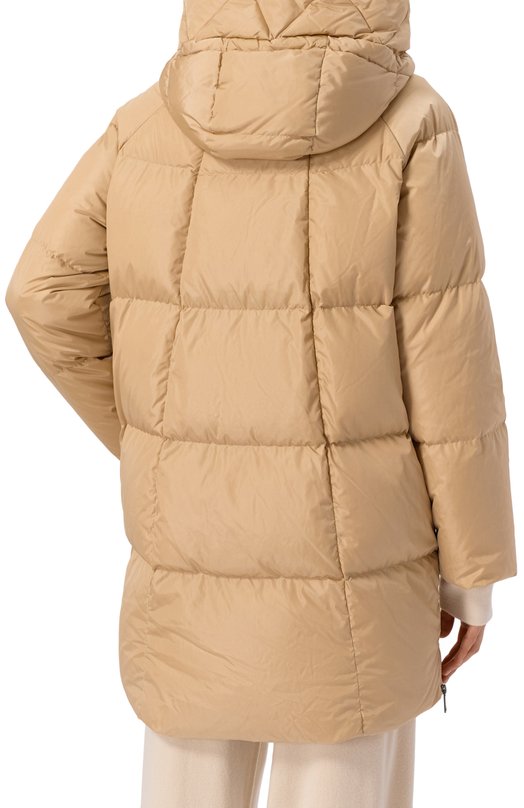 Пуховик Weekend Max Mara NEWBEMB0 Бежевый  NEWBEMB0 Фото 4