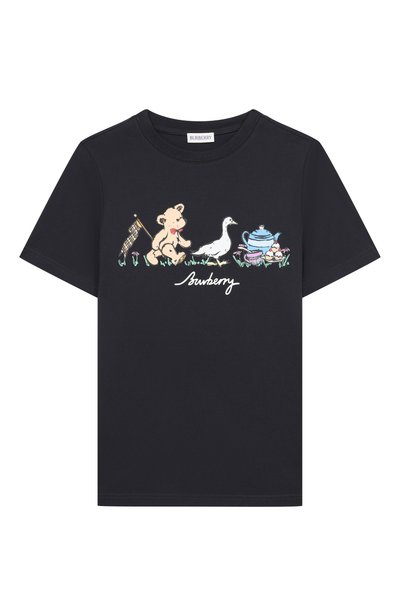 Хлопковая футболка BURBERRY, арт. 8128100