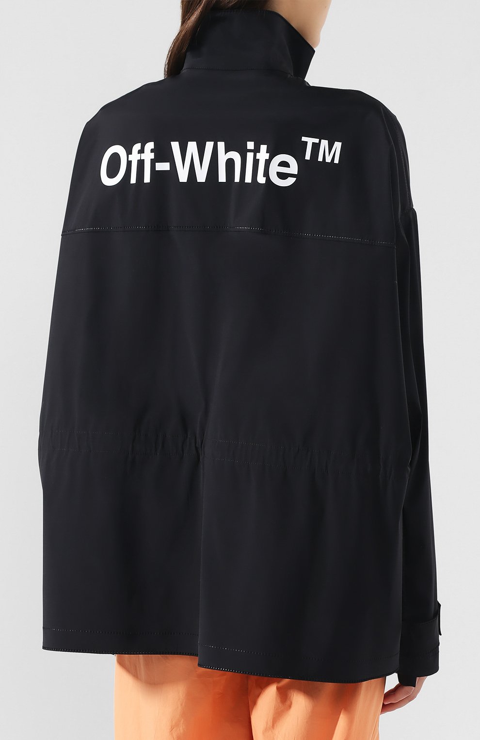 Куртка с воротником-стойкой OFF-WHITE черно-белого цвета по цене 78950 руб., арт. 0WEA156R19A390621001, фото 4 Куртка с воротником-стойкой OFF-WHITE, арт. 0WEA156R19A390621001, фото 4