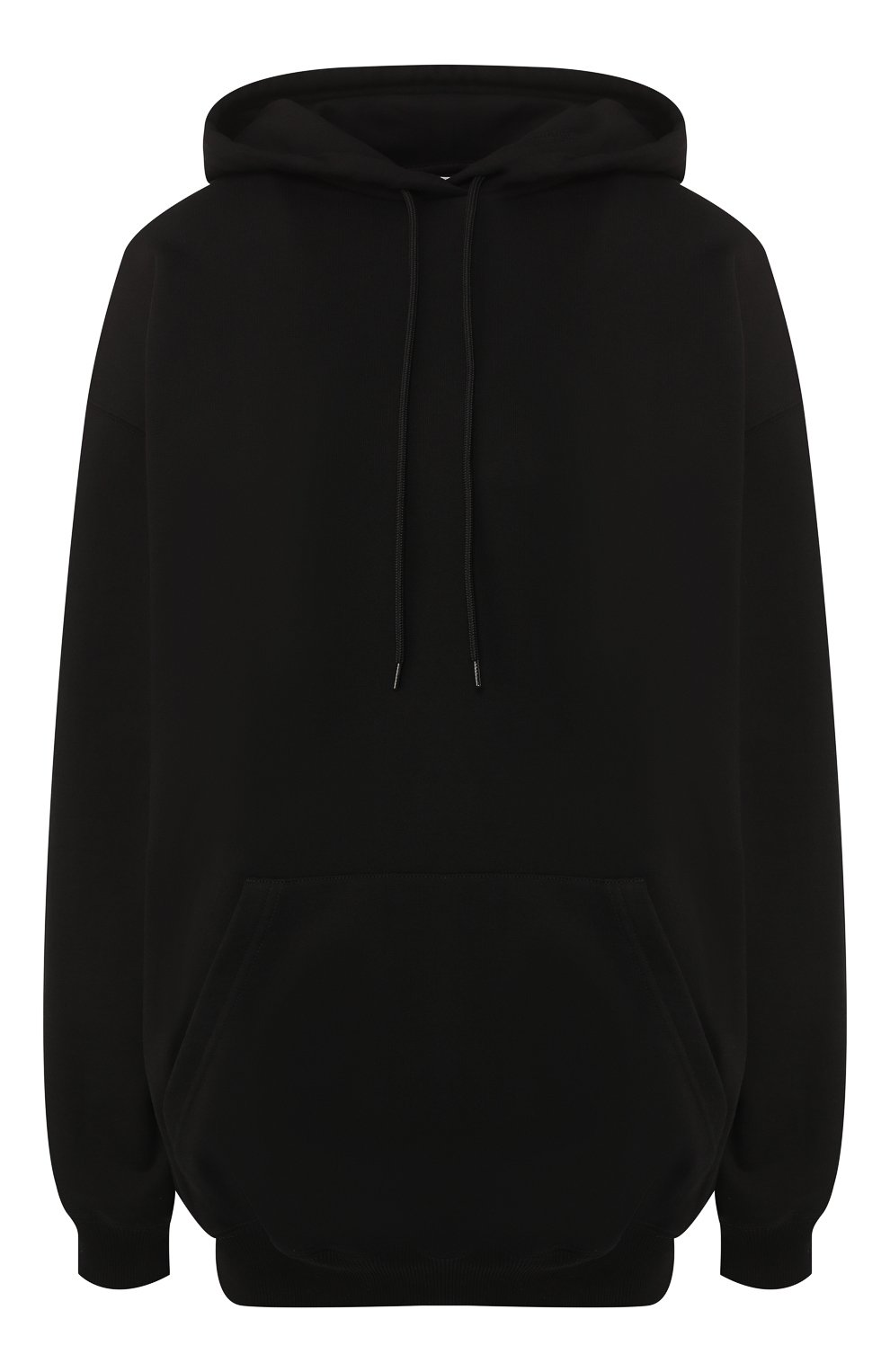 Хлопковое худи BALENCIAGA черного цвета по цене 55100 руб., арт. 556113/TAV37, фото 1 Хлопковое худи BALENCIAGA, арт. 556113/TAV37, фото 1