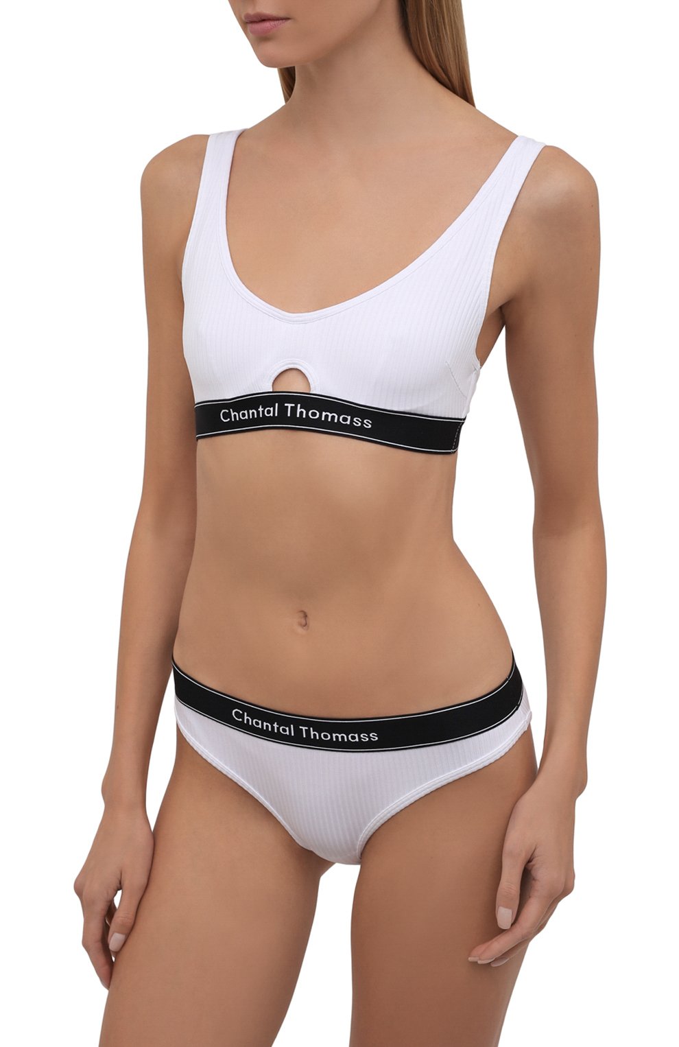 Трусы-слипы CHANTAL THOMASS белого цвета по цене 5480 руб., арт. T05C90, фото 2 Трусы-слипы CHANTAL THOMASS, арт. T05C90, фото 2