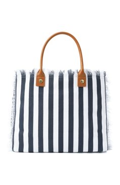 Женская сумка-тоут cap ferrat MELISSA ODABASH синего цвета, арт. CAP FERRAT CR | Фото 6 (Материал: Текстиль; Материал сплава: Проставлено; Размер: large; Драгоценные камни: Проставлено)