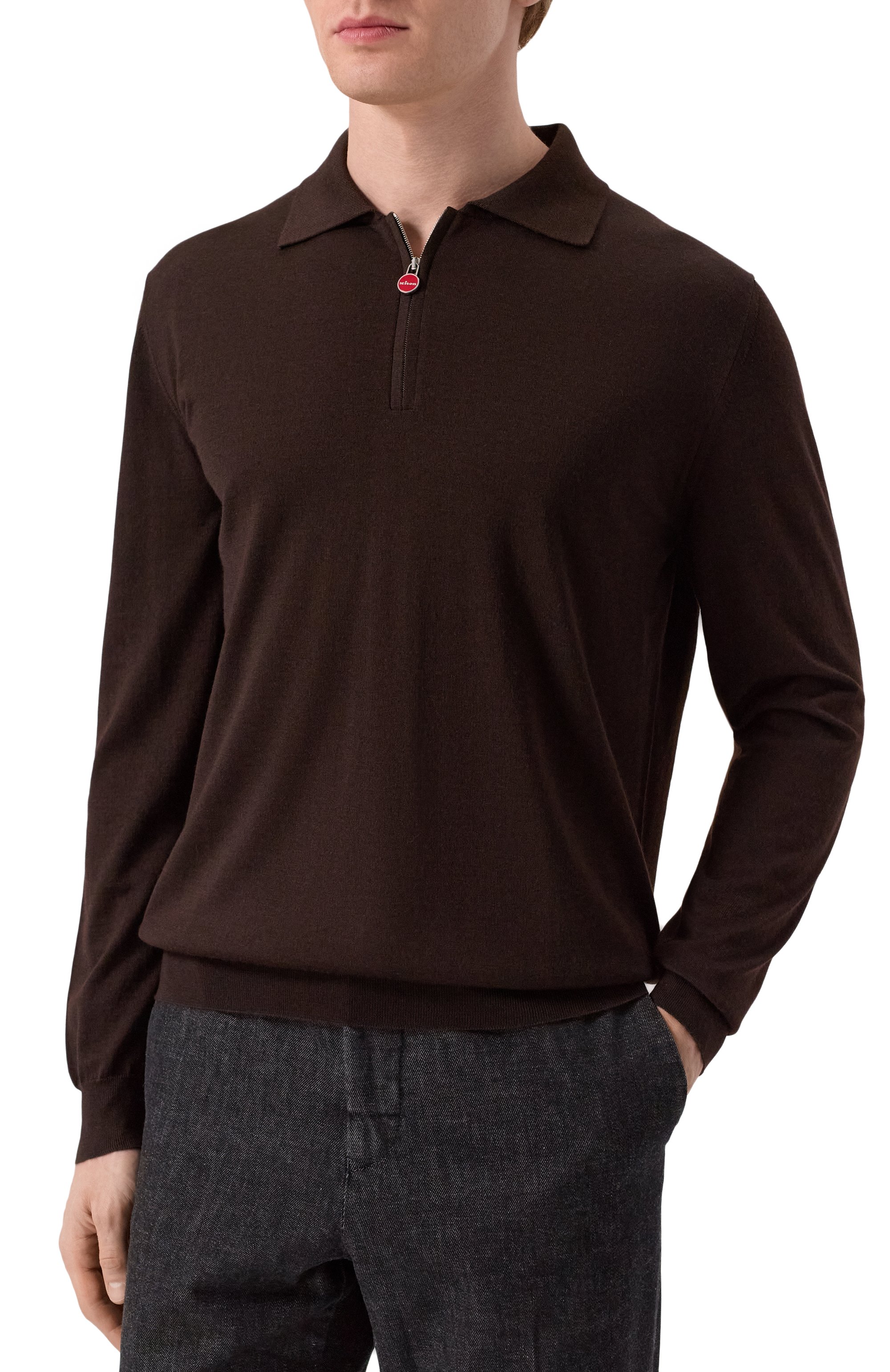 Поло из кашемира и шелка KITON, арт. UMKX05Z237, фото 3