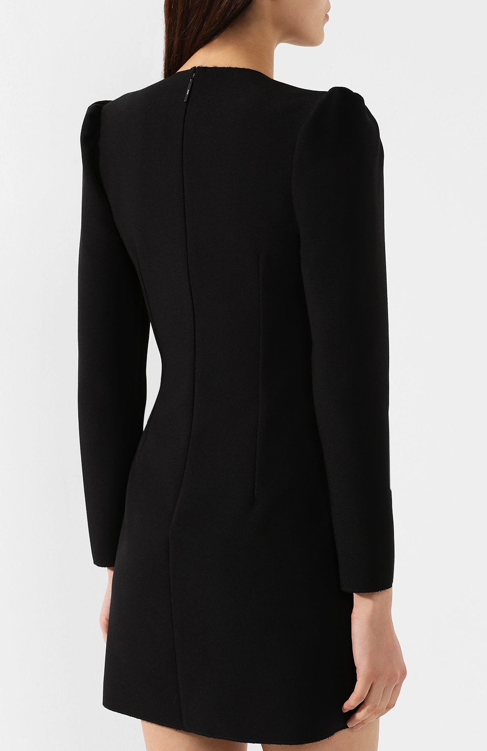 Мини-платье MSGM черного цвета по цене 37400 руб., арт. 2741MDA07 195600, фото 4 Мини-платье MSGM, арт. 2741MDA07 195600, фото 4