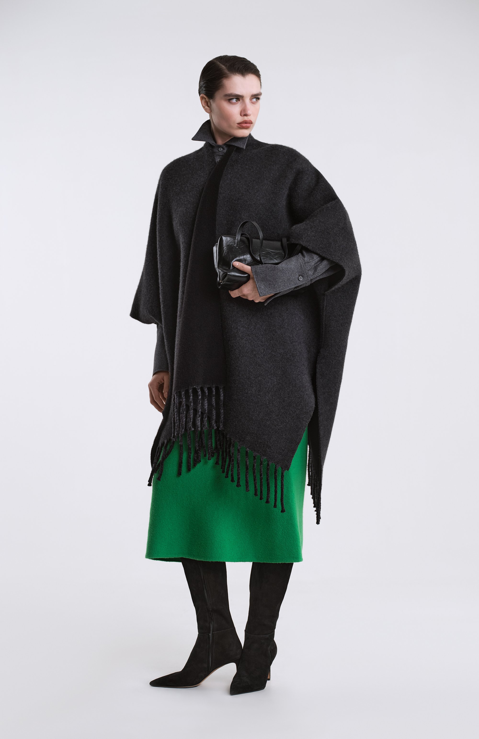 Шерстяная юбка JIL SANDER, арт. J02MA0248/J14506, фото 6