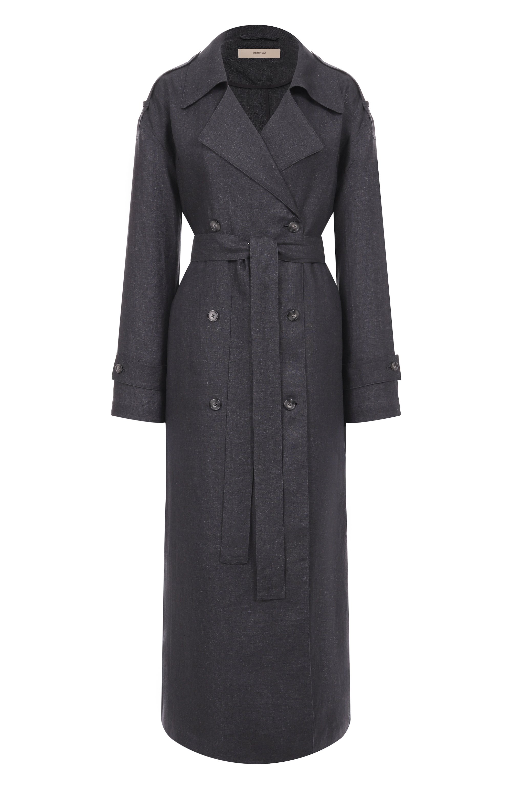 Льняной тренч 12 STOREEZ, арт. 132819, фото 1