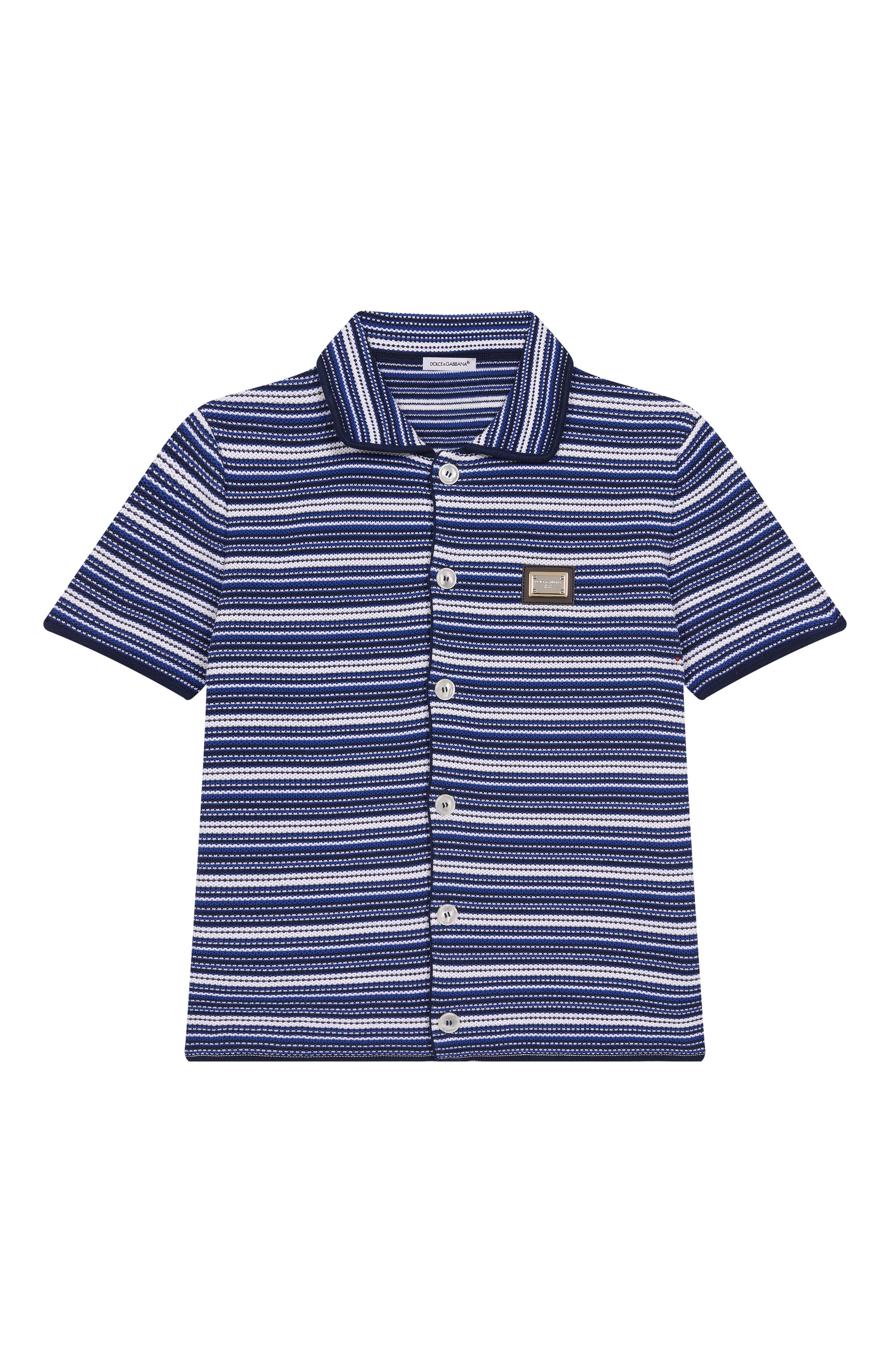 Хлопковая рубашка DOLCE & GABBANA, арт. L4KWG9/JBCF8/8-14, фото 1