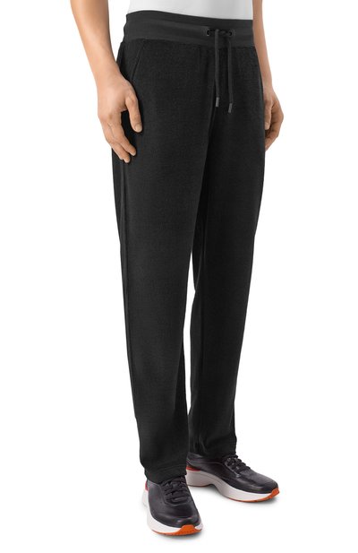 Хлопковые брюки KITON черного цвета по цене 99500 руб., арт. UMM0106, фото 3 Хлопковые брюки KITON, арт. UMM0106, фото 3