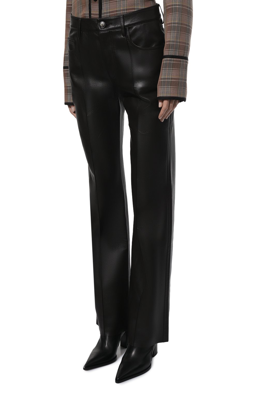 Комбинированные брюки NANUSHKA, арт. NW21FWPA00278, фото 3