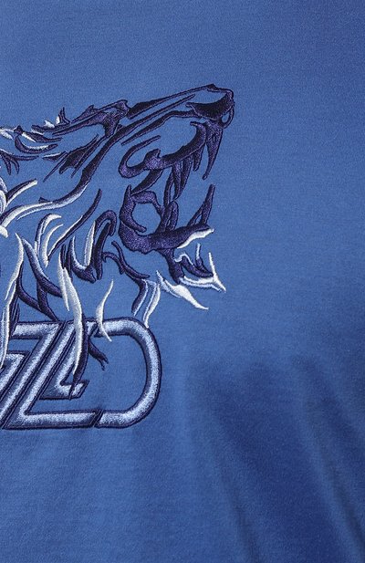 Хлопковая футболка ZILLI, арт. MBZ-NT580-LE0N1/MC01, фото 5