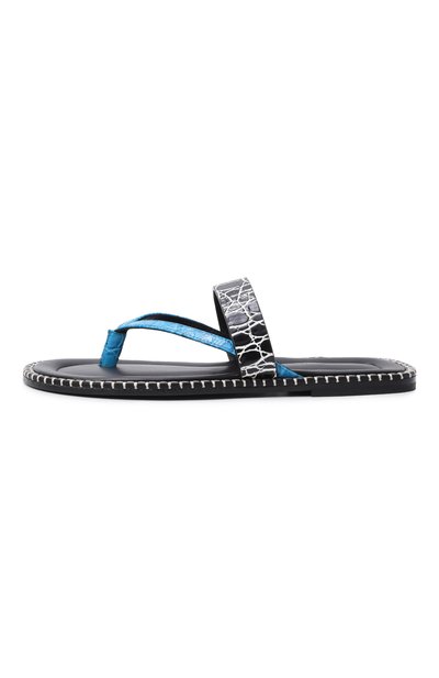 Кожаные шлепанцы DRIES VAN NOTEN, арт. 011774/0597, фото 4