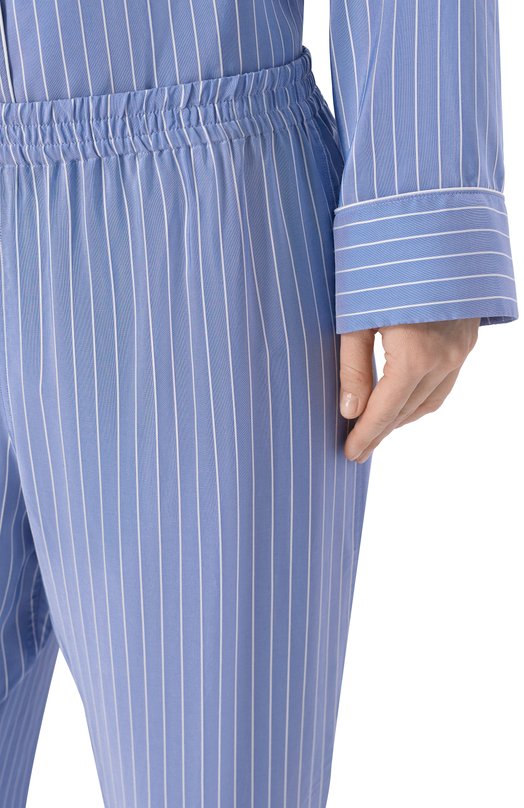 Пижама из вискозы и шелка Zimmerli 5149-11004 Голубой  5149-11004 Фото 4