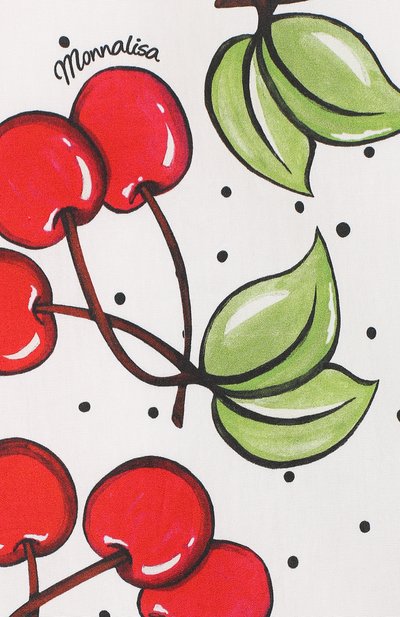 Хлопковое платье MONNALISA разноцветного цвета по цене 16400 руб., арт. 115923, фото 3 Хлопковое платье MONNALISA, арт. 115923, фото 3