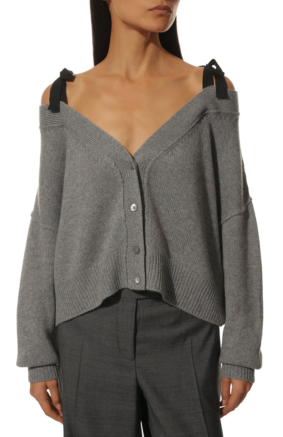 Кашемировый кардиган MIU MIU, арт. MMC081-1LBC-F0031, фото 3