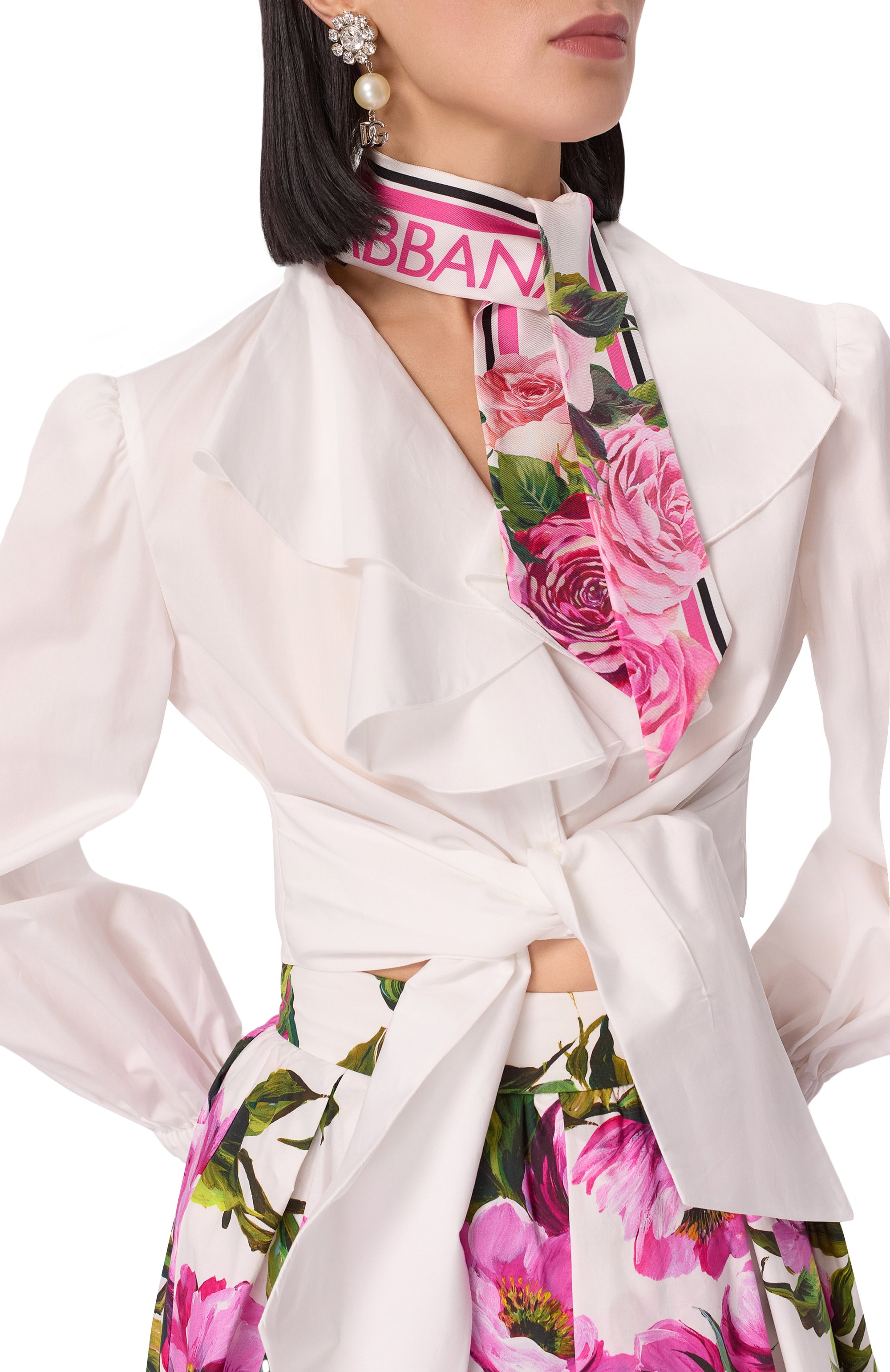 Шелковый шарф-твилли DOLCE & GABBANA, арт. FS215A/GDCUM, фото 2