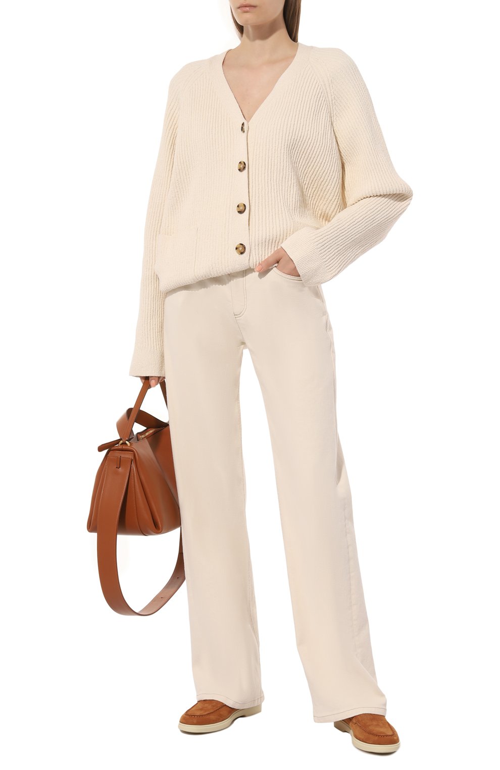 Хлопковый кардиган TOTEME, арт. 242-WRT2183-YA0042, фото 2