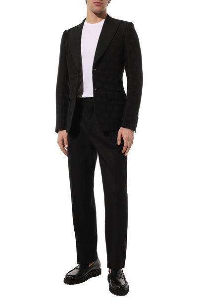 Пиджак из шерсти и шелка GUCCI черного цвета по цене 316800 руб., арт. 625325 ZADC7, фото 2 Пиджак из шерсти и шелка GUCCI, арт. 625325 ZADC7, фото 2
