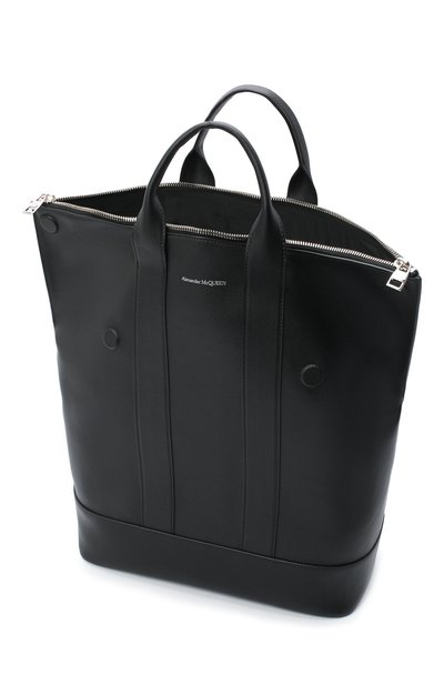 Кожаный рюкзак ALEXANDER MCQUEEN черного цвета по цене 195500 руб., арт. 548663/1C0GN, фото 4 Кожаный рюкзак ALEXANDER MCQUEEN, арт. 548663/1C0GN, фото 4
