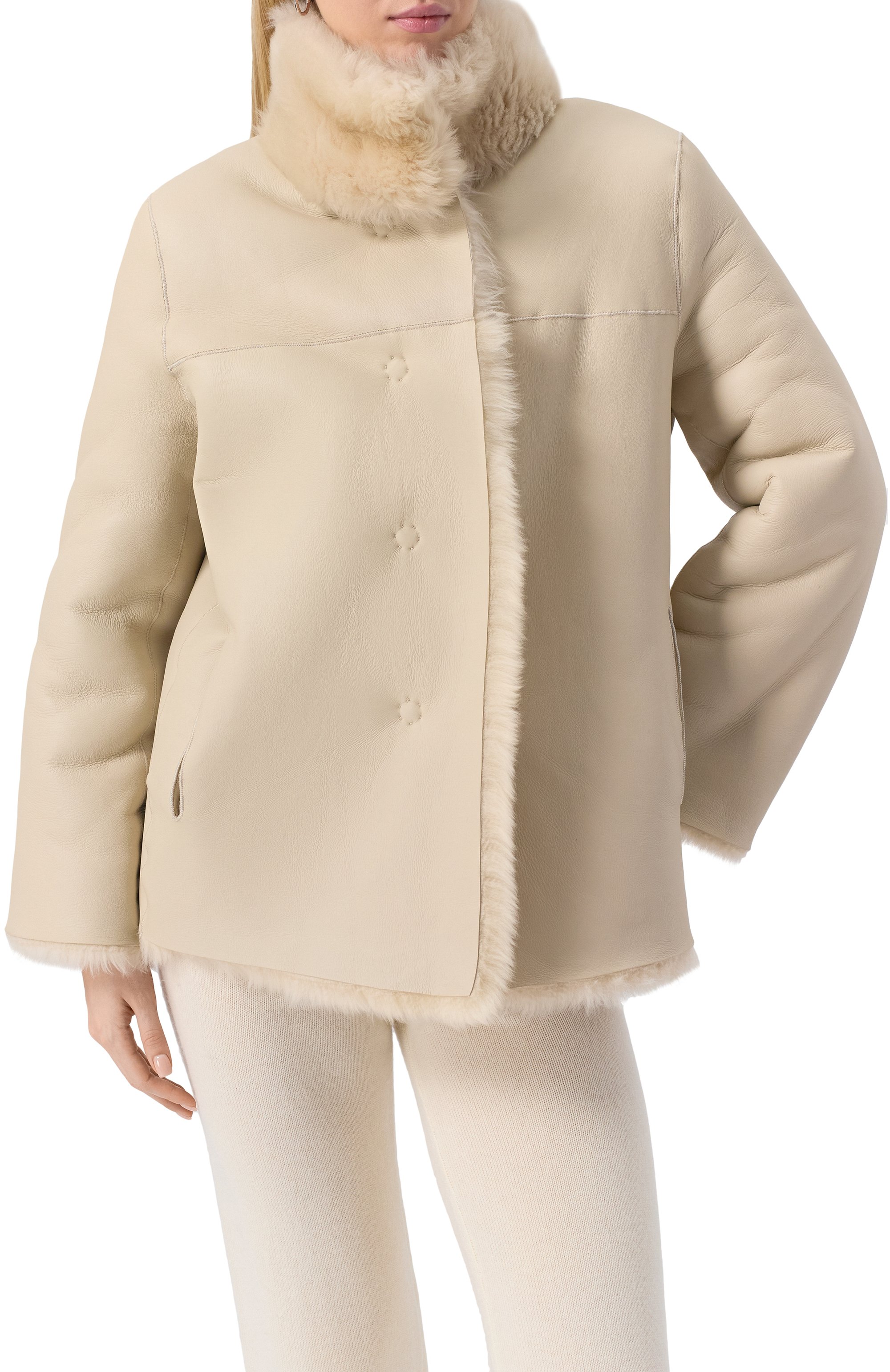 Двусторонняя дубленка из овчины CHAUD STUDIO, арт. MARILYN24, фото 7