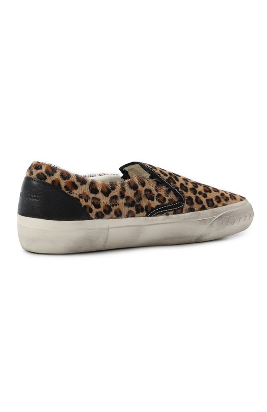 Кожаные слипоны VCE Penstar Golden Goose Deluxe Brand GWF00306.F006948 Леопардовый  GWF00306.F006948 Фото 5