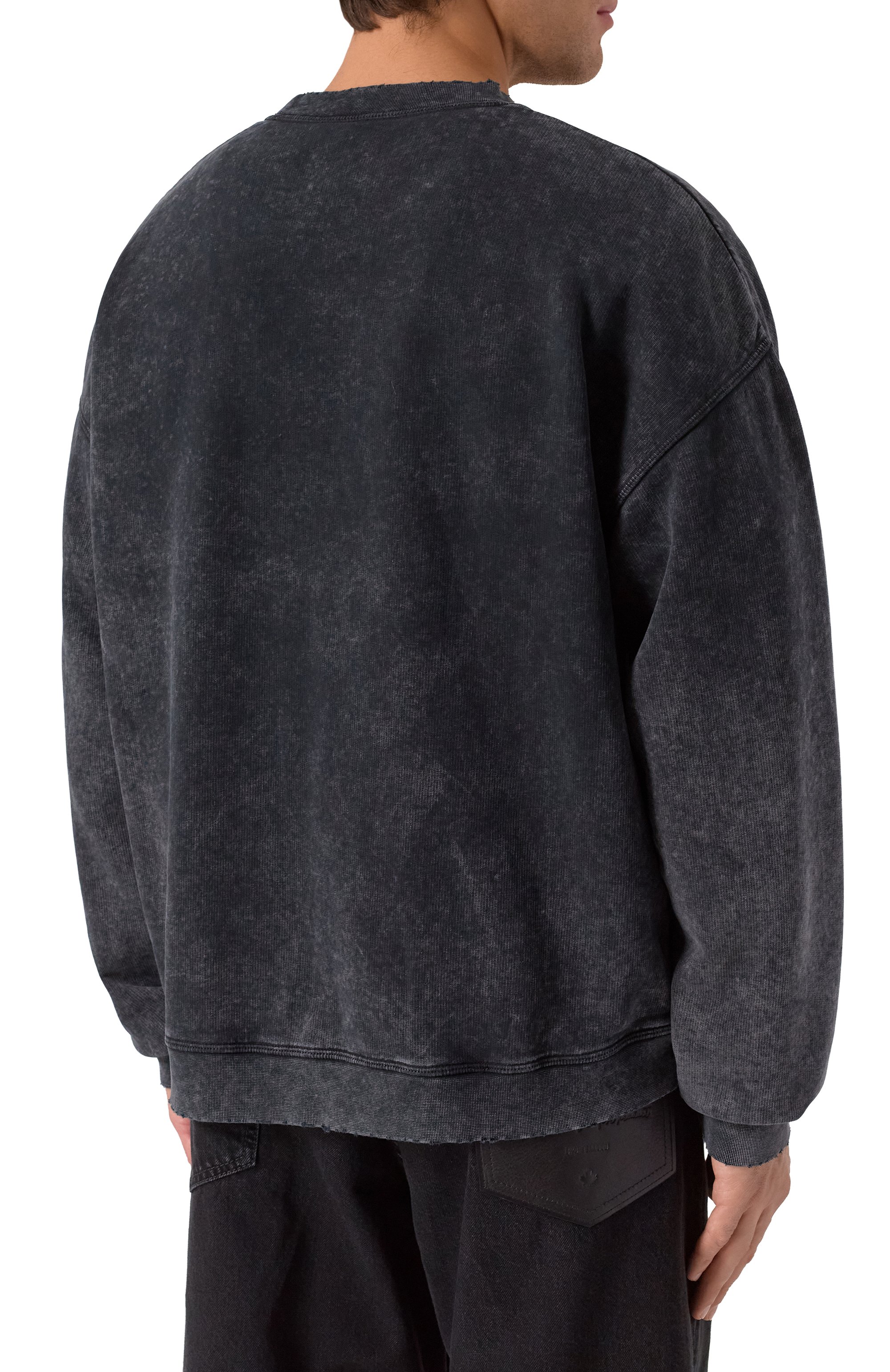 Хлопковый свитшот dsquared2 x magliano DSQUARED2 темно-серого цвета по цене 79500 руб., арт. S71GU0744/S25030, фото 4 Хлопковый свитшот dsquared2 x magliano DSQUARED2, арт. S71GU0744/S25030, фото 4