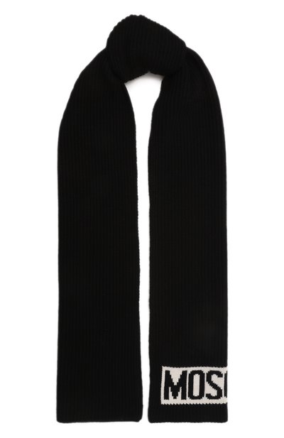 Мужской шарф из шерсти и вискозы MOSCHINO, арт. 50184/M5541