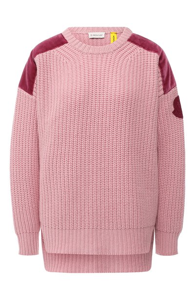 Женский пуловер из смеси шерсти и кашемира MONCLER, арт. D2-093-90901-00-9489M