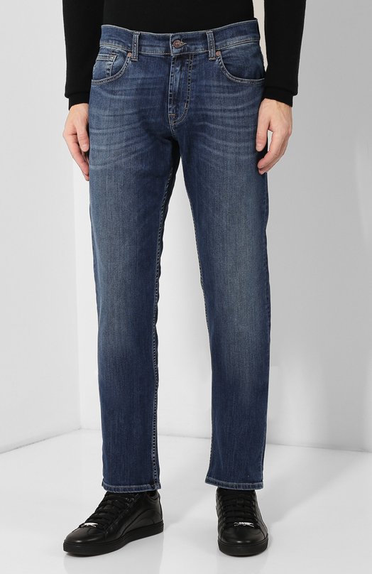 Джинсы Straight 7 For All Mankind Синий, фото 3