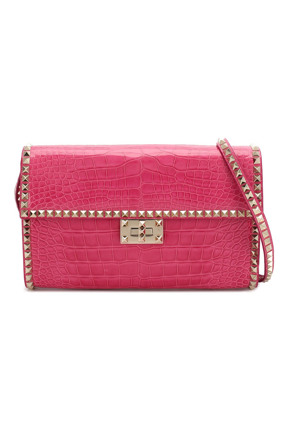 Клатч rockstud no limit из кожи аллигатора VALENTINO, арт. QW2B0C43/C0D/AMIS, фото 6