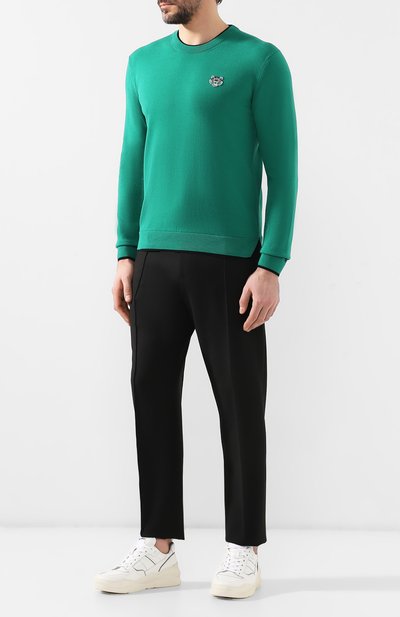 Хлопковый джемпер  KENZO, арт. 5PU2023AB, фото 2